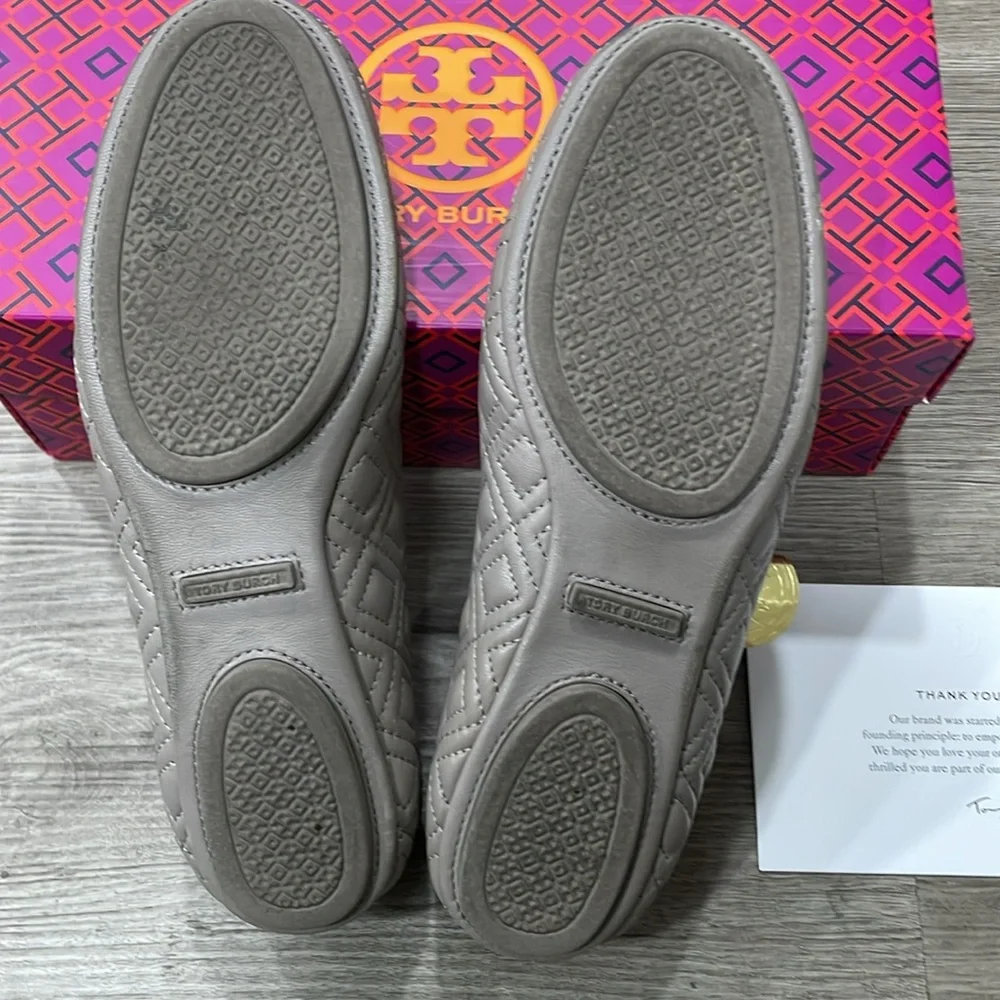 Tory Burch Quilted Minnie Flats- Size 6.5